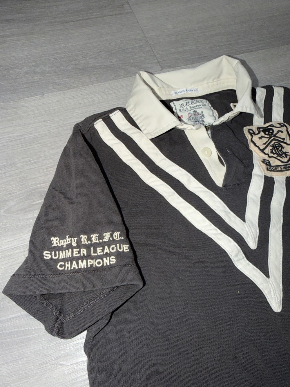 VINTAGE CLASSIC FIT Rugby Ralph Lauren New York 100% Cotton